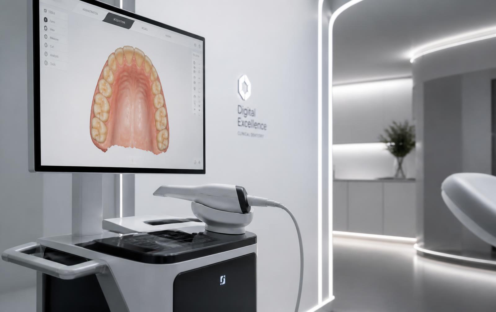 Scanner intraoral e planejamento digital em clínica odontológica